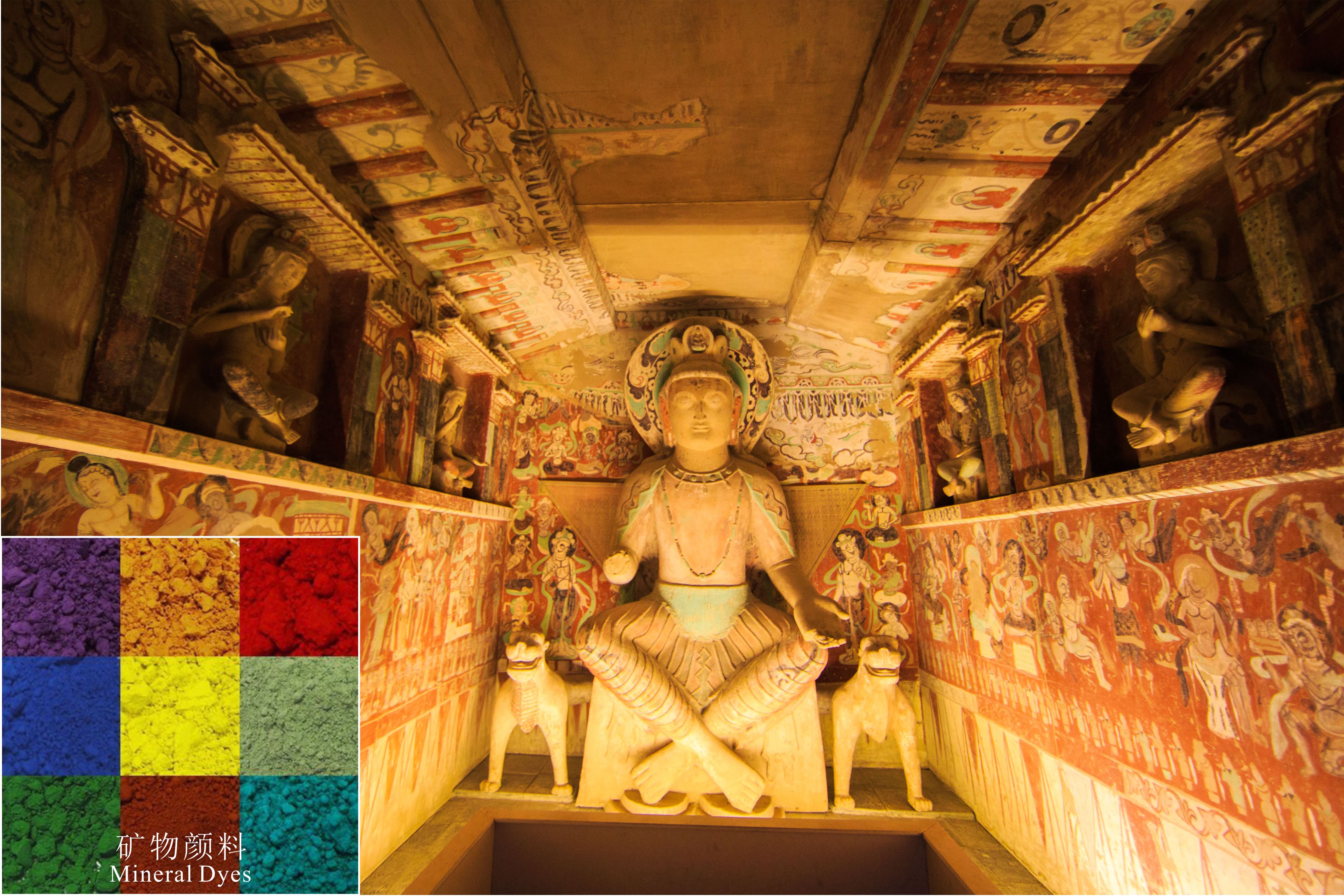 Mineral Pigments and Colors of  the Mogao Grottoes Murals